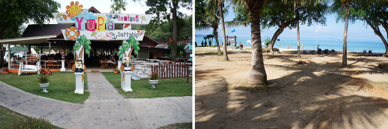 Blue lagoon, or Sai Kaew Military Beach